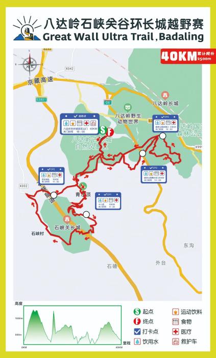 八达岭石峡关谷环长城越野赛8月27日开赛