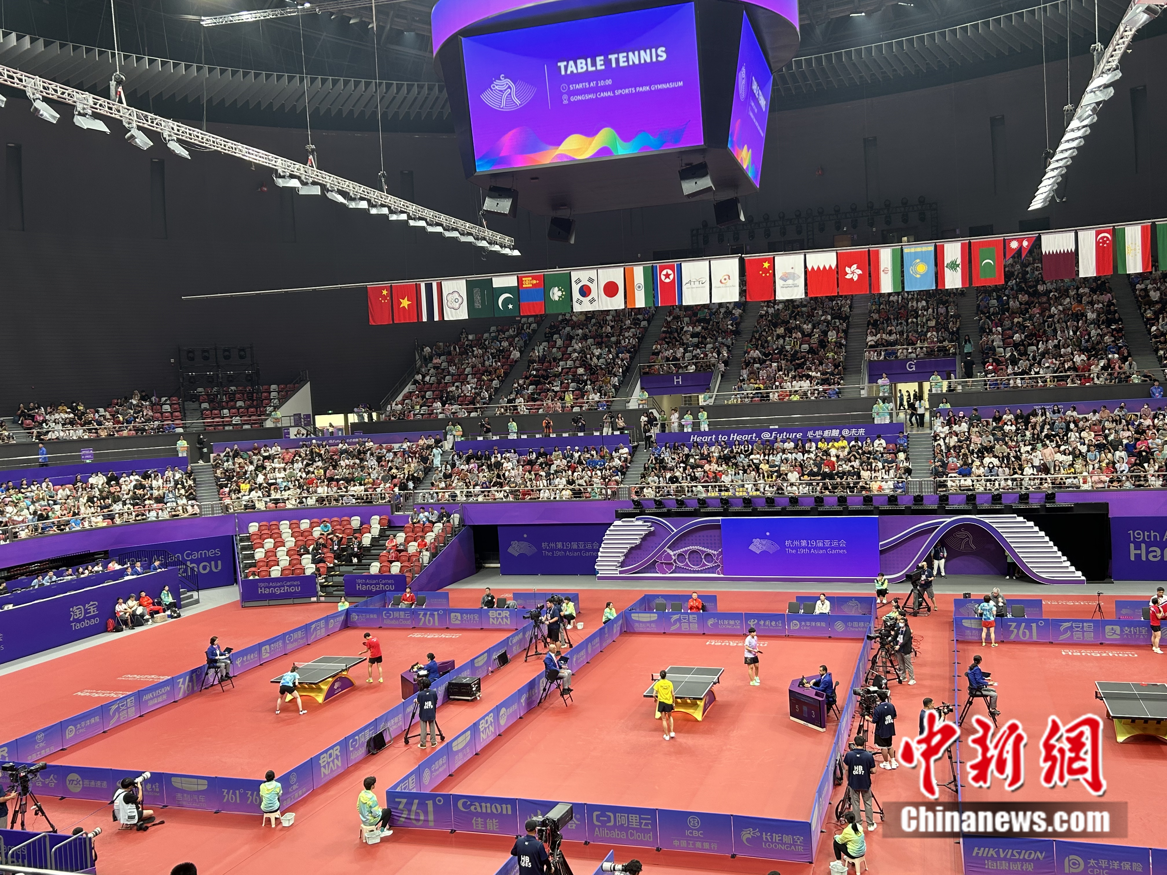 孙颖莎王艺迪横扫晋级杭州亚运会女单八强